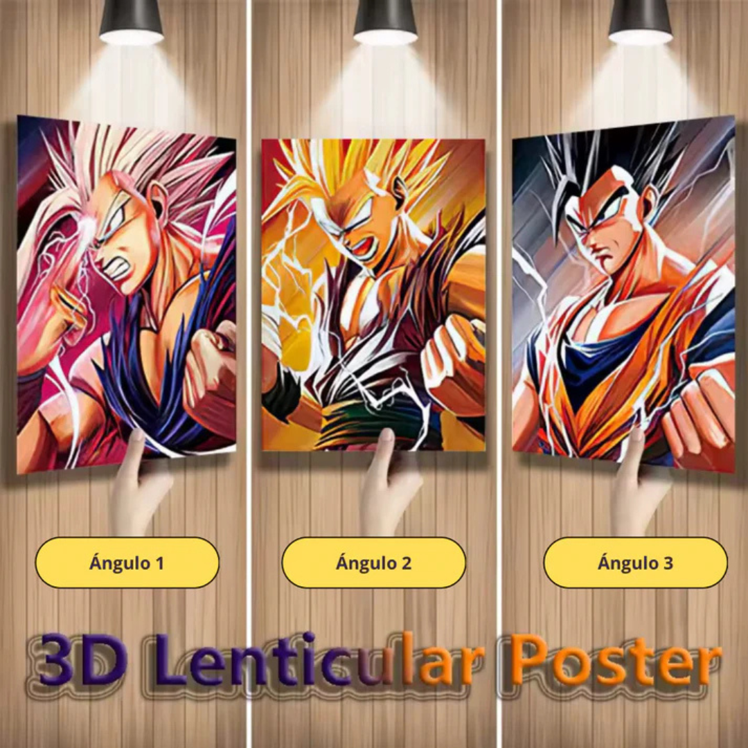 Póster 3D Dragon Ball