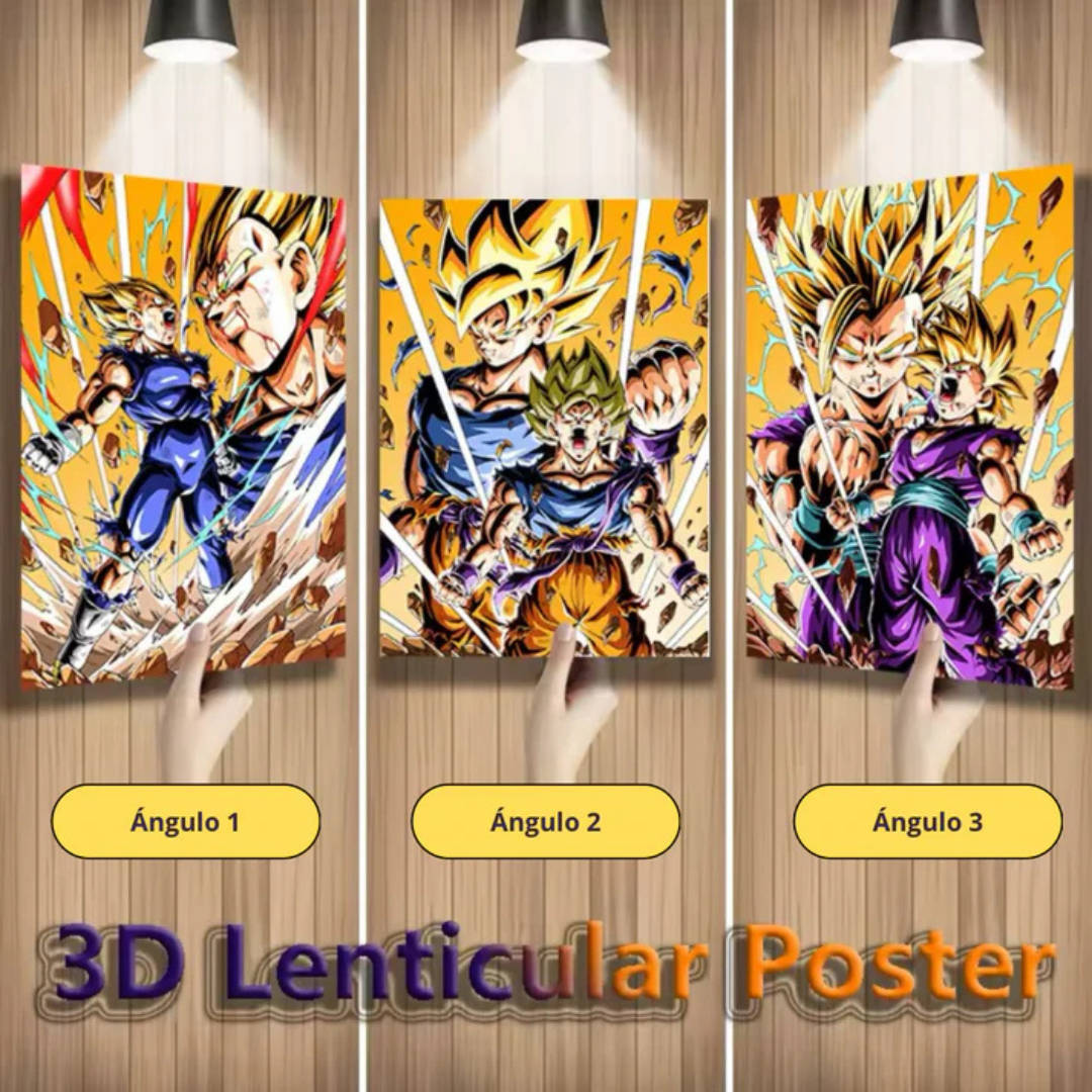 Póster 3D Dragon Ball